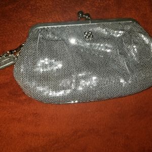 Coach Sequin Framed Wristlet